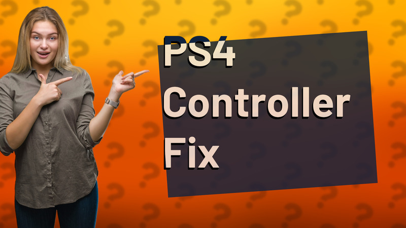 PS4 Controller Fix
