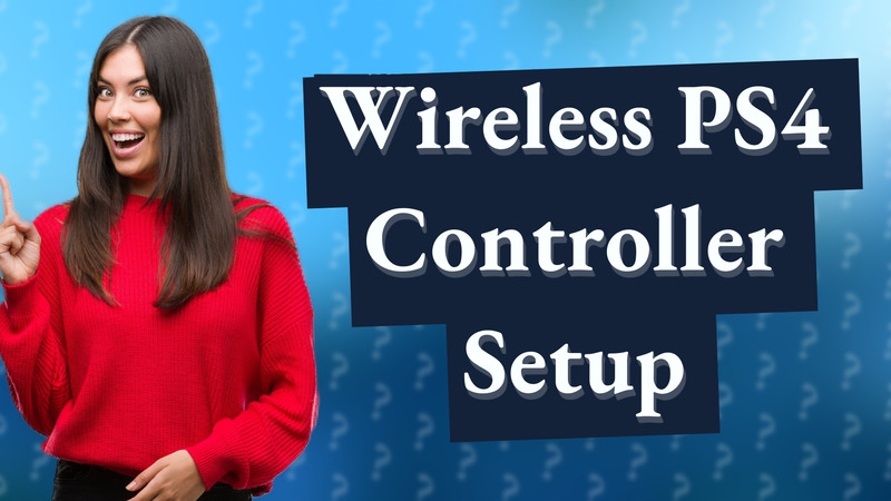 Wireless PS4 Controller Setup