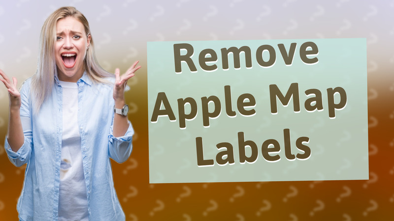 Remove Apple Map Labels