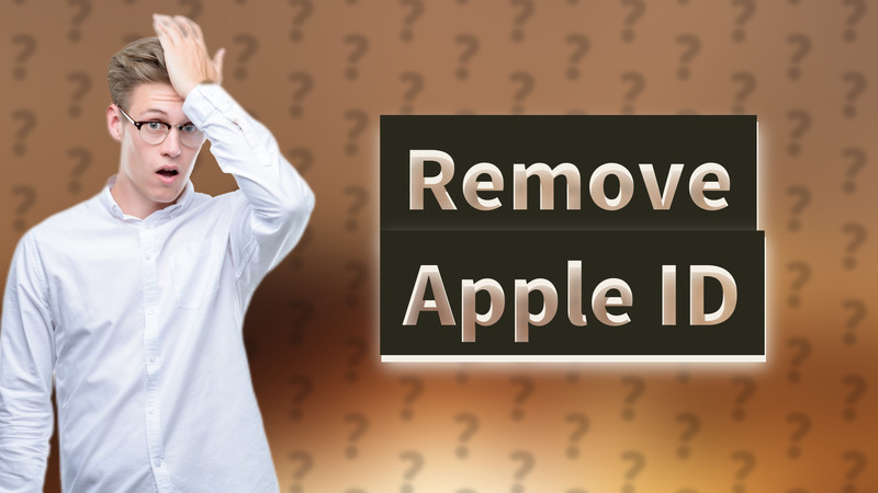 Remove Apple ID