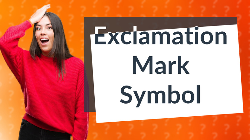 Exclamation Mark Symbol