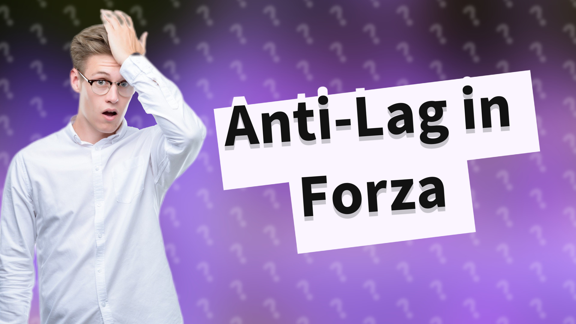 Anti-Lag in Forza