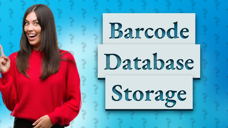 Barcode Database Storage