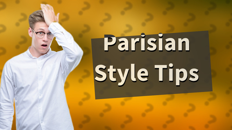 Parisian Style Tips