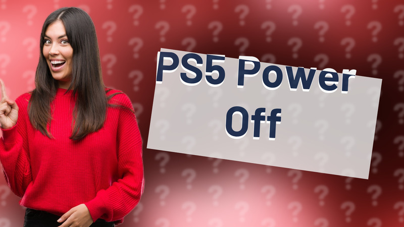 PS5 Power Off