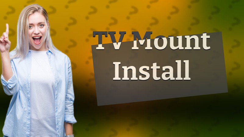 TV Mount Install
