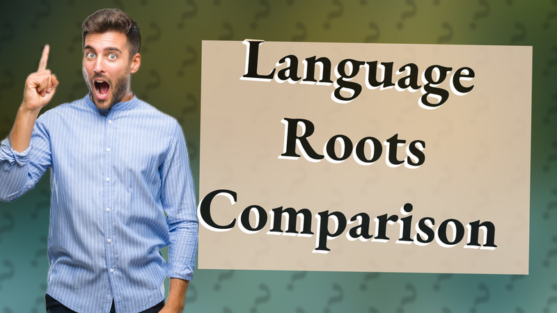 Language Roots Comparison