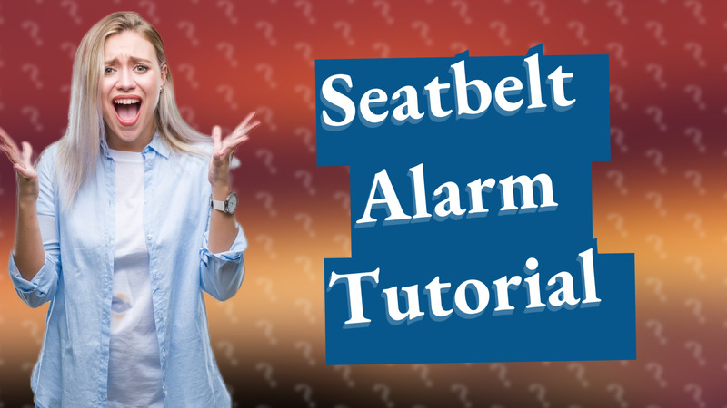 Seatbelt Alarm Tutorial