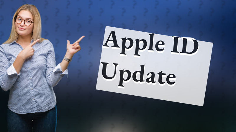 Apple ID Update