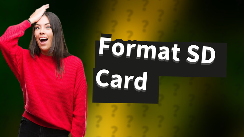 Format SD Card