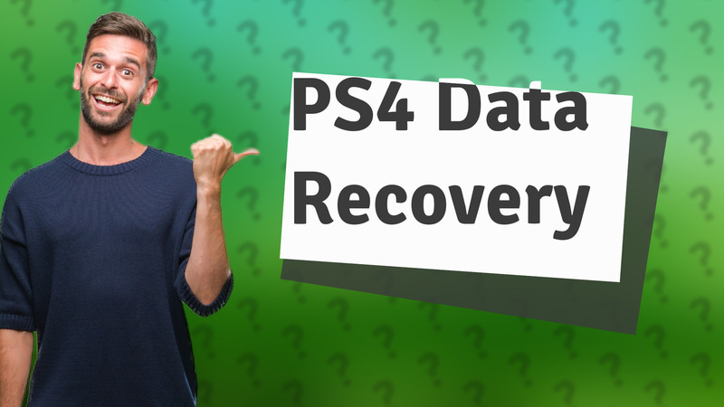 PS4 Data Recovery