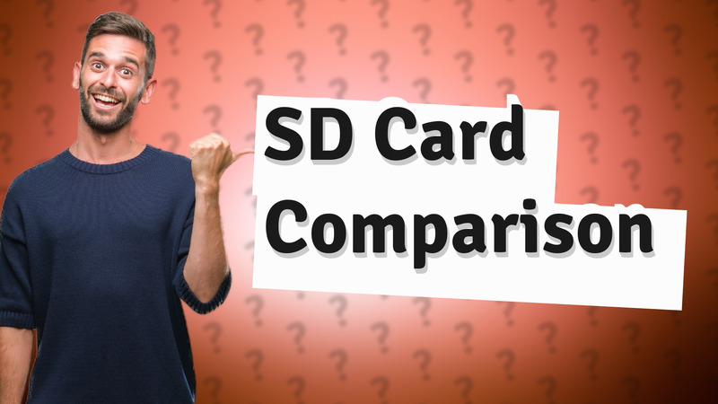 SD Card Comparison