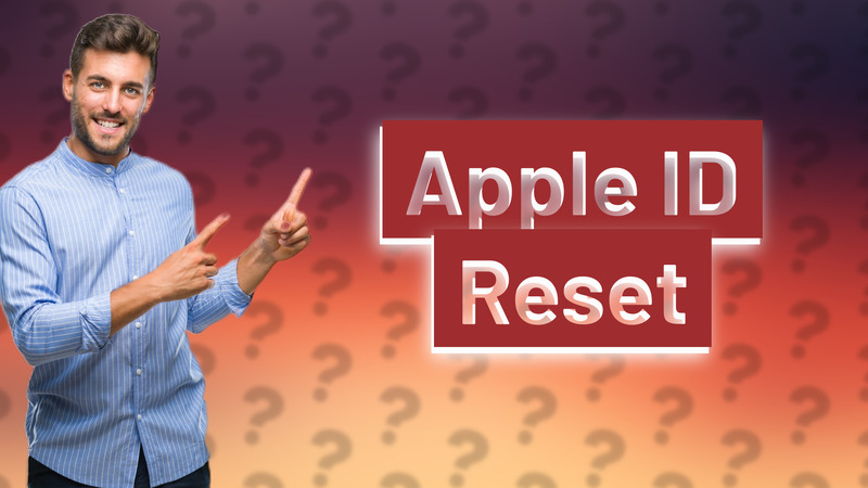 Apple ID Reset