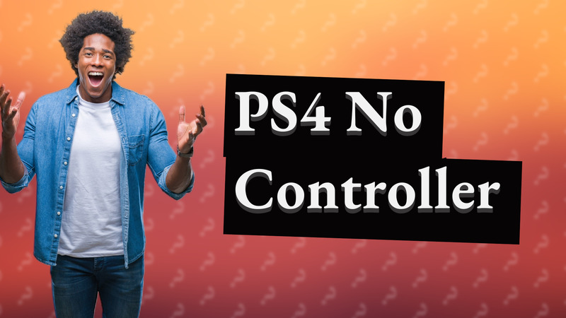 PS4 No Controller