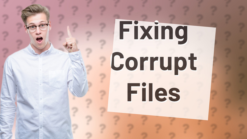 Fixing Corrupt Files