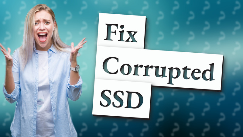 Fix Corrupted SSD