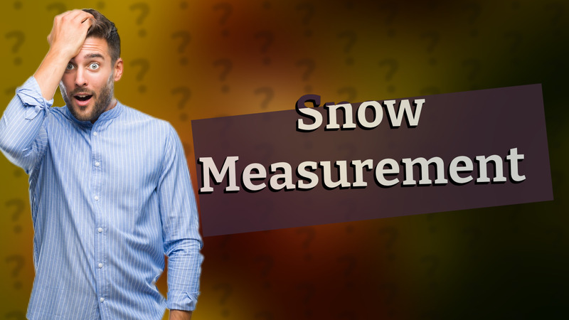 Snow Measurement
