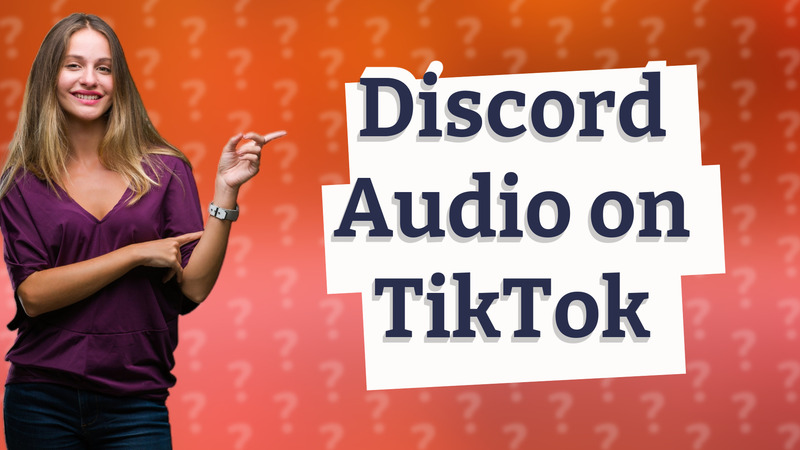 Discord Audio on TikTok
