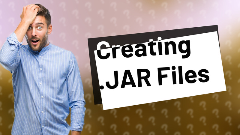 Creating .JAR Files