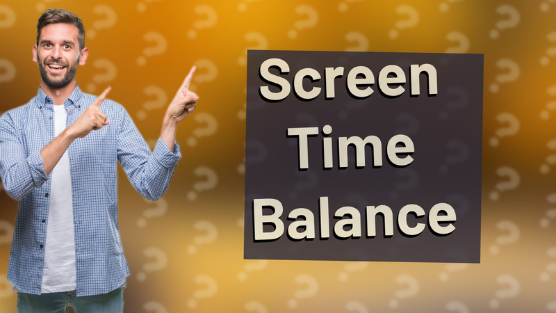 Screen Time Balance