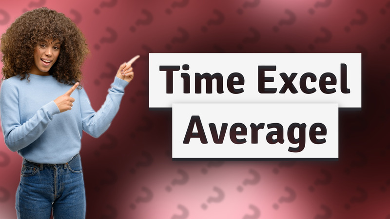 Time Excel Average