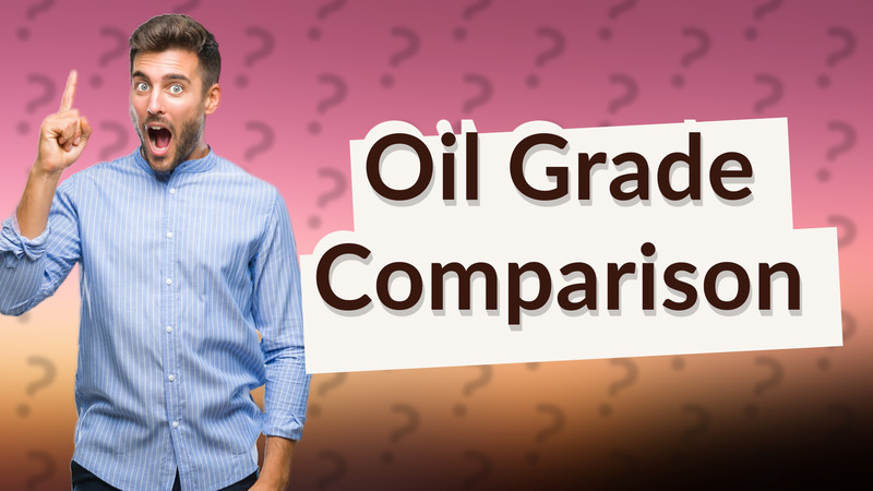 Oil Grade Comparison