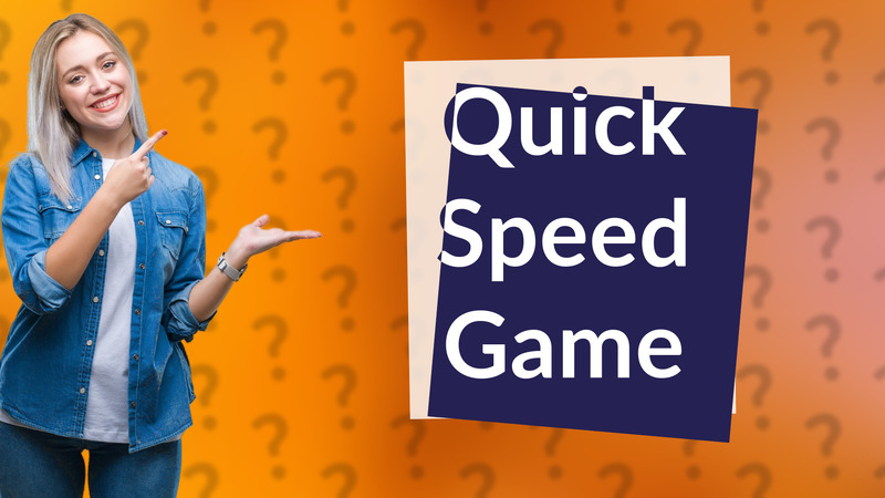 Quick Speed Game
