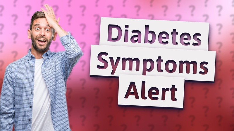Diabetes Symptoms Alert