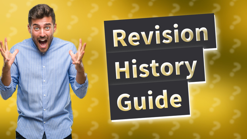 Revision History Guide