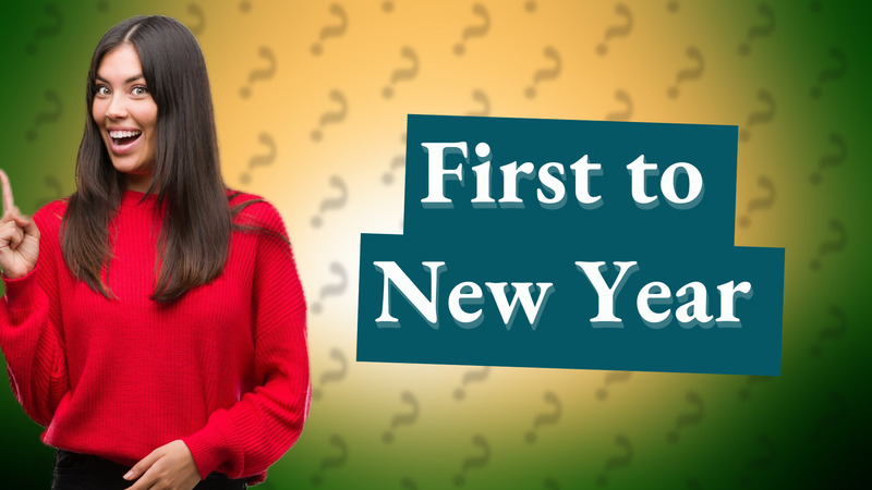 First to New Year