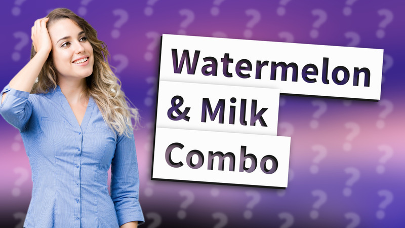 Watermelon & Milk Combo