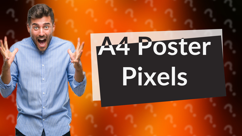 A4 Poster Pixels