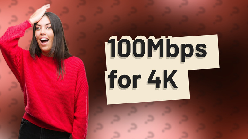 100Mbps for 4K