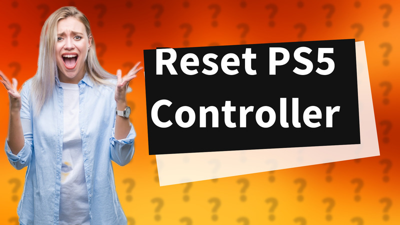 Reset PS5 Controller