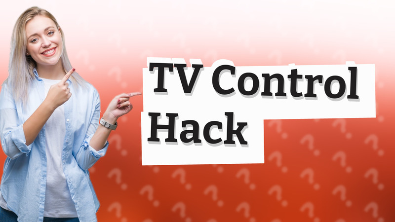 TV Control Hack
