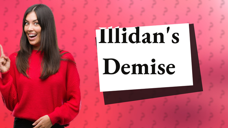 Illidan's Demise
