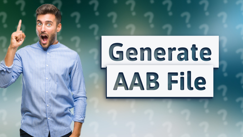 Generate AAB File