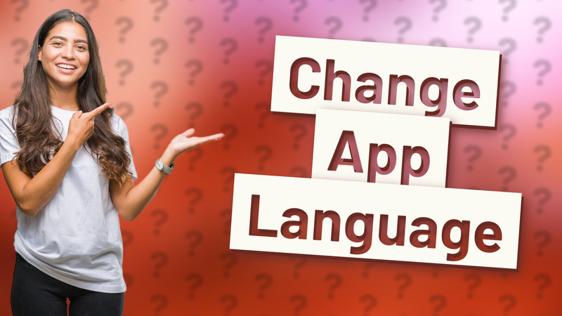Change App Language