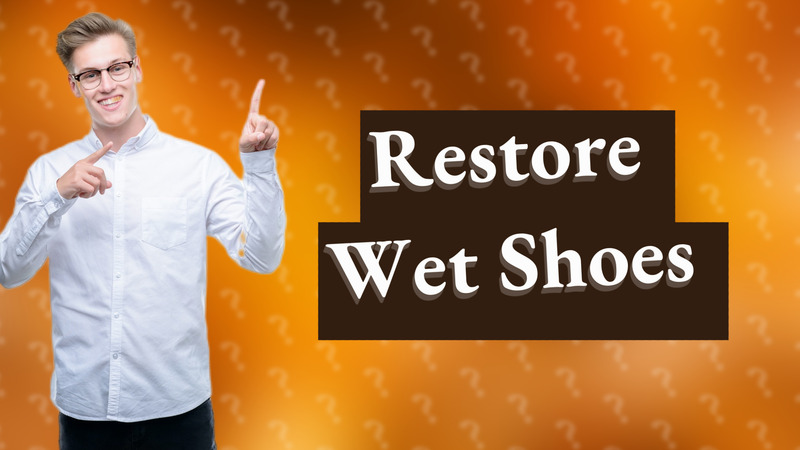 Restore Wet Shoes