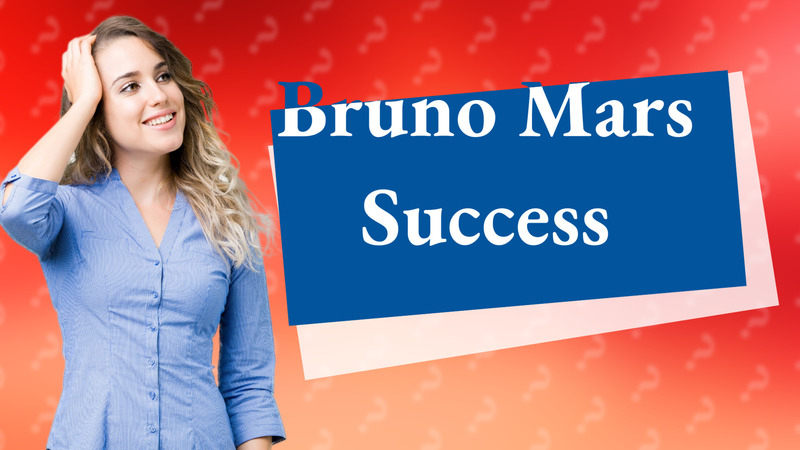Bruno Mars Success