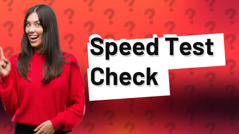 Speed Test Check
