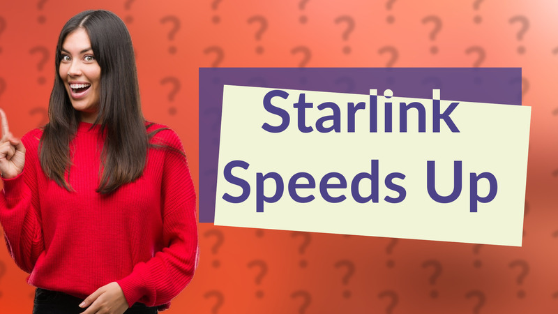 Starlink Speeds Up