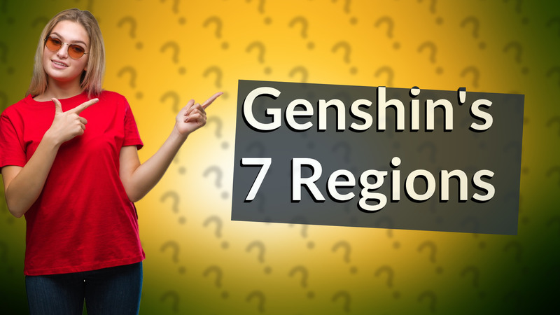 Genshin's 7 Regions
