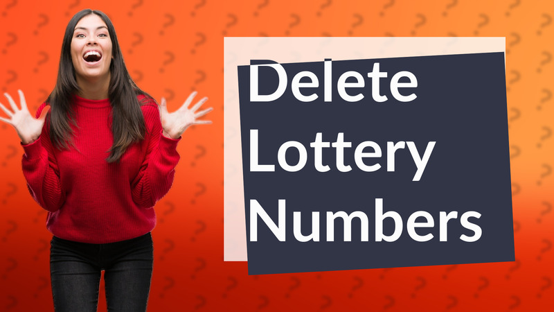 Delete Lottery Numbers