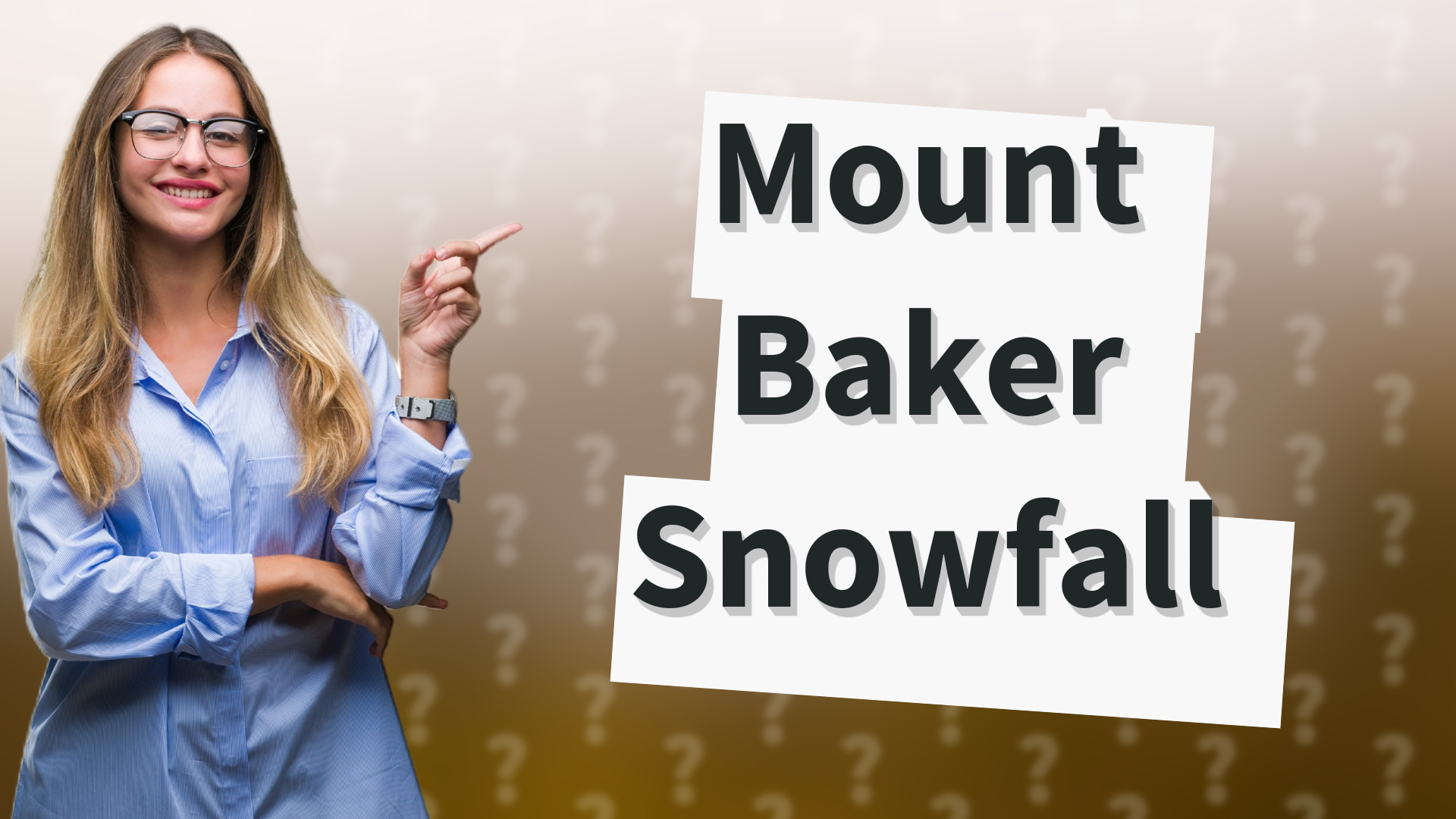 Mount Baker Snowfall