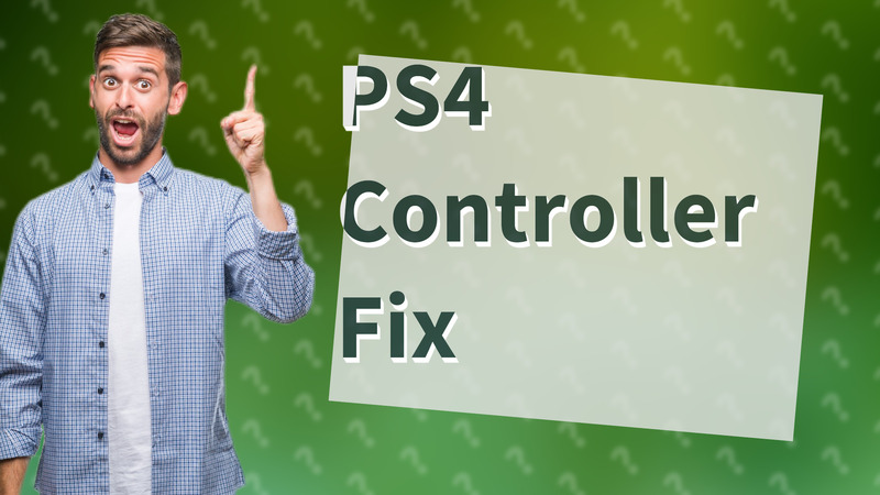 PS4 Controller Fix