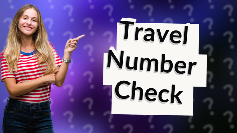Travel Number Check