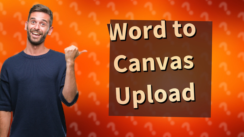 Word to Canvas Upload