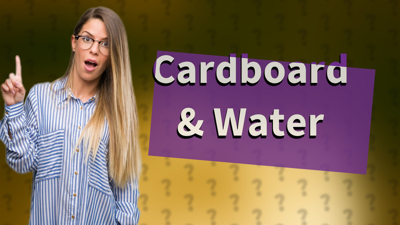 Cardboard & Water