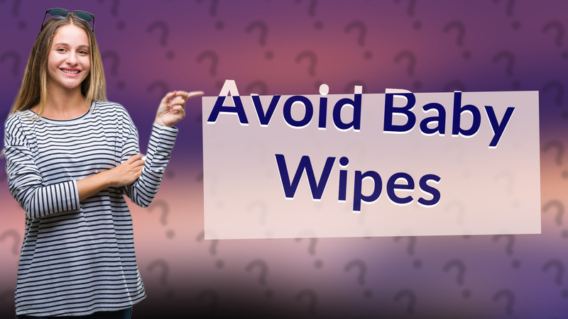 Avoid Baby Wipes